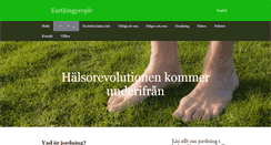 Desktop Screenshot of earthingpeople.se